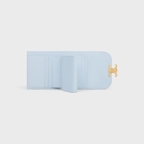 Small Flap Wallet TRIOMPHE IN Shiny calfskin - Image 4